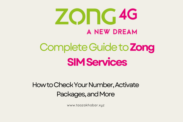 how to check zong number without balance